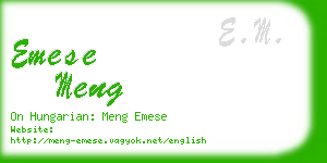 emese meng business card